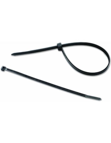 100 Fascette Nere Nylon 4,8 x 300 mm Colore Nero