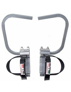 Ramponi, attrezzo per salire su palo LEGNO in ACCIAIO.