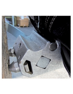 Ramponi, attrezzo per salire su palo LEGNO in ACCIAIO. 2