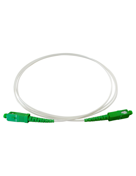 1.5Mt Patchcord bianca SC/APC - SC/APC G657-A1 2MM Simplex LSZH