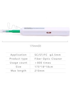 Optical Fiber Clean Pen 2,5mm 2