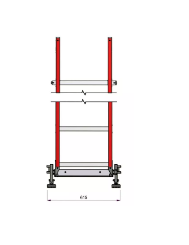 Scala innesto in Vetroresina IRMUT 11,914m