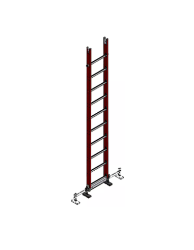 Scala in vetroresina IRMUT 3 montate 10-9-6 pioli