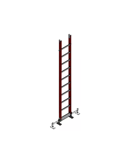 Scala in vetroresina IRMUT 3 montate 10-9-6 pioli