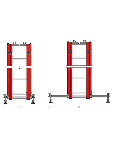 Scala a Sfilo Manuale 3 Rampe V30036-3 IRMUT | Faritalyshop