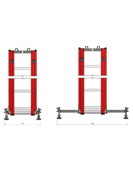 Scala a Sfilo Manuale 3 Rampe V30036-3 IRMUT | Faritalyshop