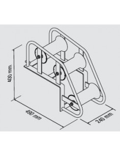 Rullo posacavo bordo camerette. 2