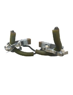 Ramponi montapalo VETRORESINA in acciaio zincato.